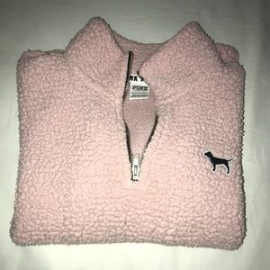 PINK Sherpa Sweatshirt